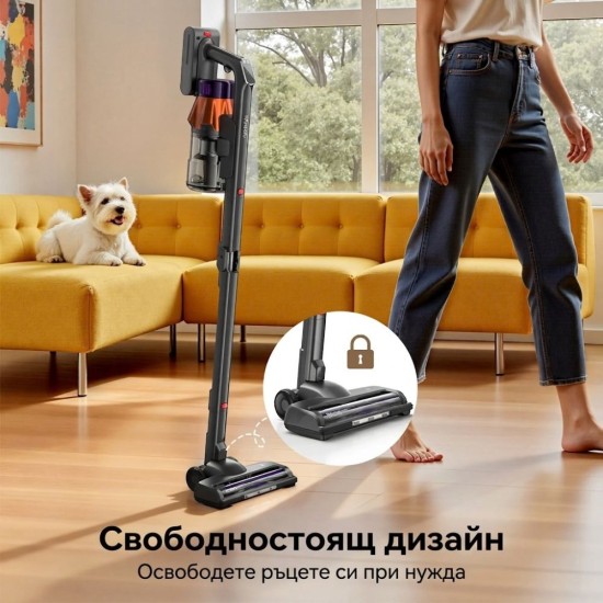 Вертикална Безкабелна Прахосмукачка Lubluelu G30 - 400W, 80AW