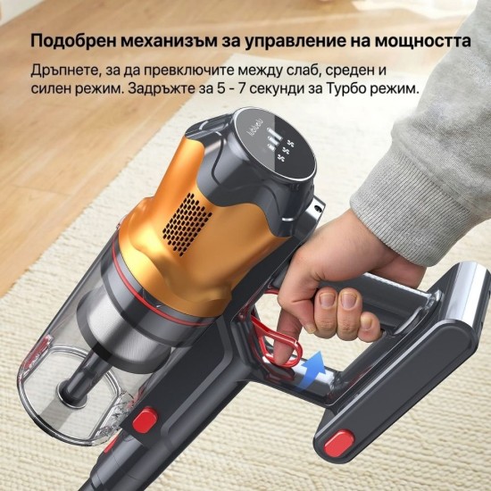 Вертикална Безкабелна Прахосмукачка Lubluelu G20 - 450W, 150AW