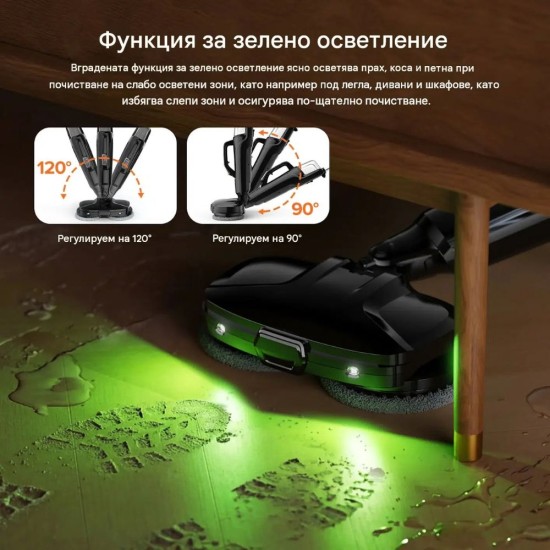 Мултифункционална Парочистачка за Подове Lubluelu JJ-SC-053A - 1580W, 0.5л, Черна