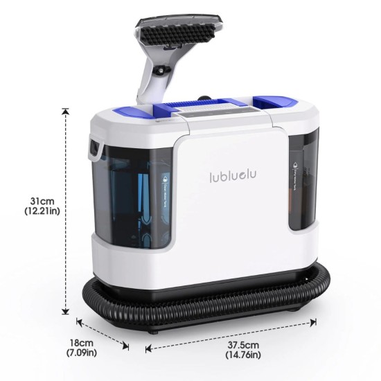 Перяща Прахосмукачка за Килими и Тапицерии Lubluelu V11 - 1900W, 16 500 Pa, Бяла