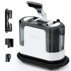 Перяща Прахосмукачка с Топла Вода и Пара за Килими и Тапицерии Lubluelu V11 - 1900W, 16 500 Pa, Бяла