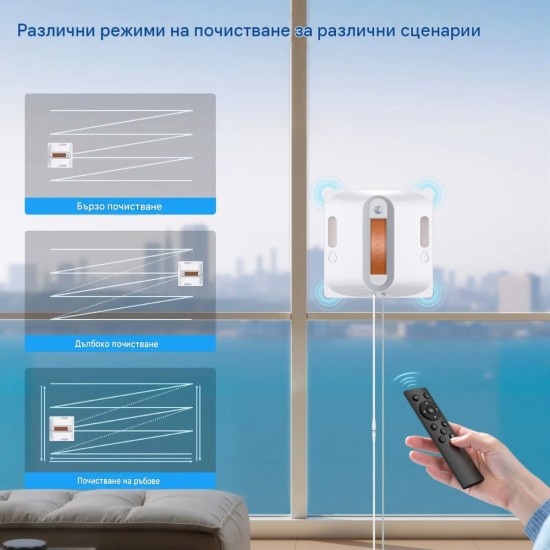 Робот за Почистване на Прозорци Lubluelu CHYW201 – 6 500Pa, Бял