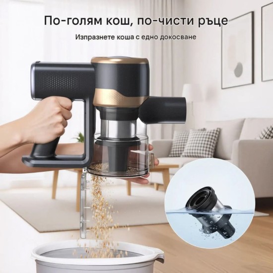 Вертикална Безкабелна Прахосмукачка Lubluelu P2, 46 000Pa