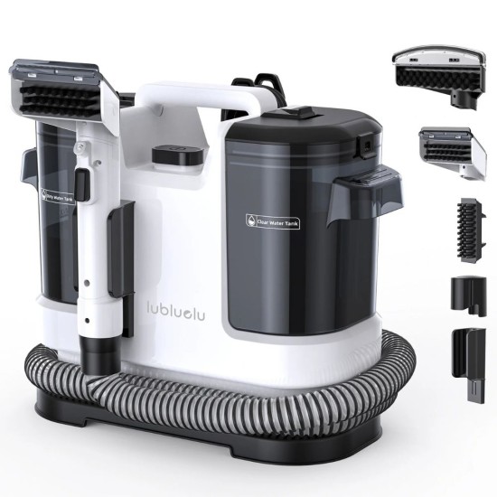 Перяща Прахосмукачка за Тапицерии и Килими Lubluelu V6 - 450W, 13 500Pa, Бяла