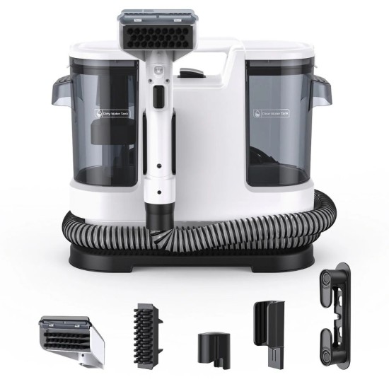 Перяща Прахосмукачка за Тапицерии и Килими Lubluelu V8 - 1400W, 15 000Pa, Бяла