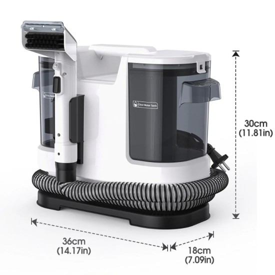 Перяща Прахосмукачка за Тапицерии и Килими Lubluelu V8 - 1400W, 15 000Pa, Бяла
