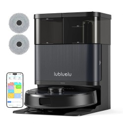 Робот Прахосмукачка Lubluelu S1000 – 10 000Pa, Черен