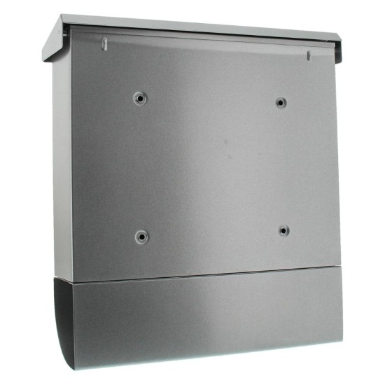 Пощенска Кутия с Поставка за Вестници Burg-Wachter Vario - 3.65кг, Сребристa