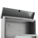 Пощенска Кутия с Поставка за Вестници Burg-Wachter Vario - 3.65кг, Сребристa