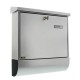 Пощенска Кутия с Поставка за Вестници Burg-Wachter Vario - 3.65кг, Сребристa