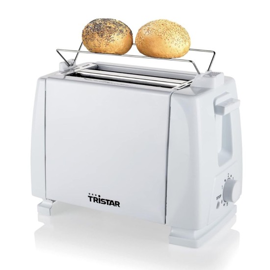 Компактен Тостер за Хляб с 2 Слота за Филии Tristar BR-1009, 750 W