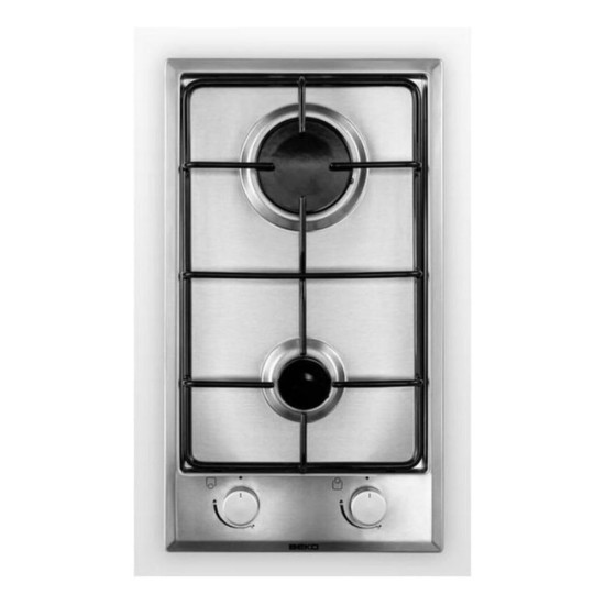 Газов Котлон с  2 Зони за Готвене Beko HDCG 32220 FX, Инокс