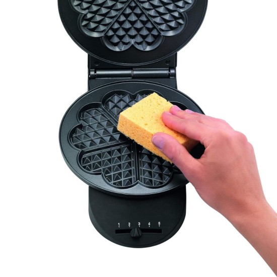 Уред за Гофрети във Форма на Сърца Tefal WM310D, 1000W