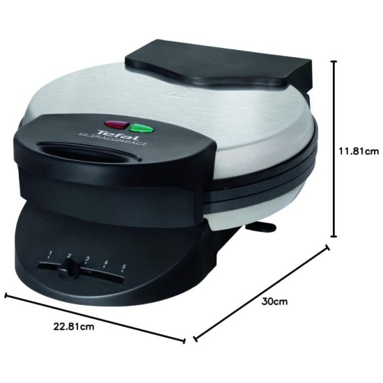 Уред за Гофрети във Форма на Сърца Tefal WM310D, 1000W