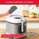 Фритюрник Moulinex Mega AM4800 - 2100W, 3.3л, Бял