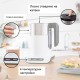 Безкабелна Електрическа Кана за Вода Bosch Styline TWK8611P 1.5L