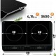 Двоен Индукционен Стъклокерамичен Котлон ProfiCook PC-DKI 1067 - 3500W, Черен