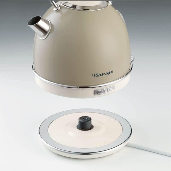 Електрическа Кана Ariete Vintage 2877 – 2000W, 1.7л, Бежова