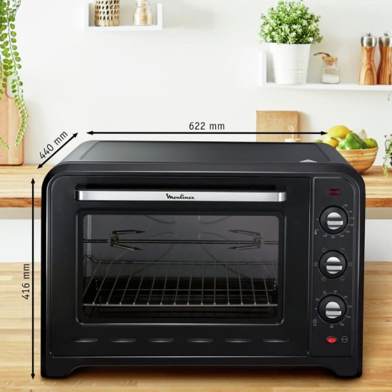 Електрическа Мини Фурна Moulinex Optimo OX495810 - 2200W, 60л, Чернa