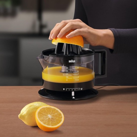 Електрическа Цитрус Преса Braun CJ3000BK, 350 мл
