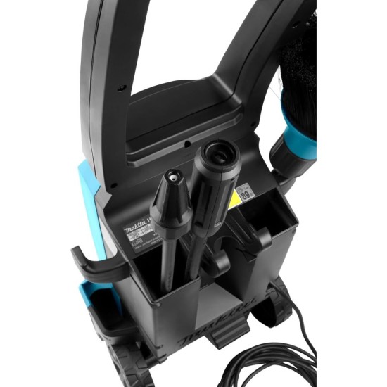 Водоструйка Makita HW1200 - 1800W, 120bar, 420л/ч, Синя