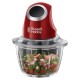 Мини Чопър със Стъклена Купа Russell Hobbs 24660-56, 200W, Червен