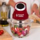 Мини Чопър със Стъклена Купа Russell Hobbs 24660-56, 200W, Червен