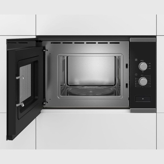 Микровълнова Фурна за Вграждане Bosch BFL520MS0 - 800W, 20л, Черна