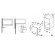Микровълнова Фурна за Вграждане Bosch BFL520MS0 - 800W, 20л, Черна