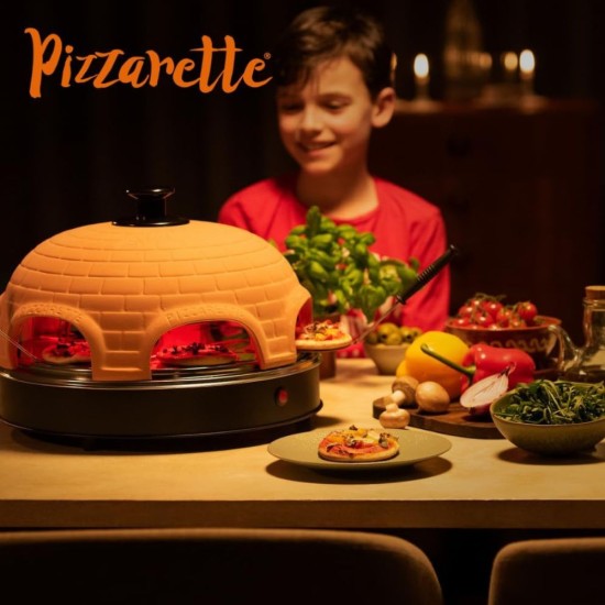Фурна за Пица с Теракотен Капак Еmeriо Pizzarette PO-115984, 1200W