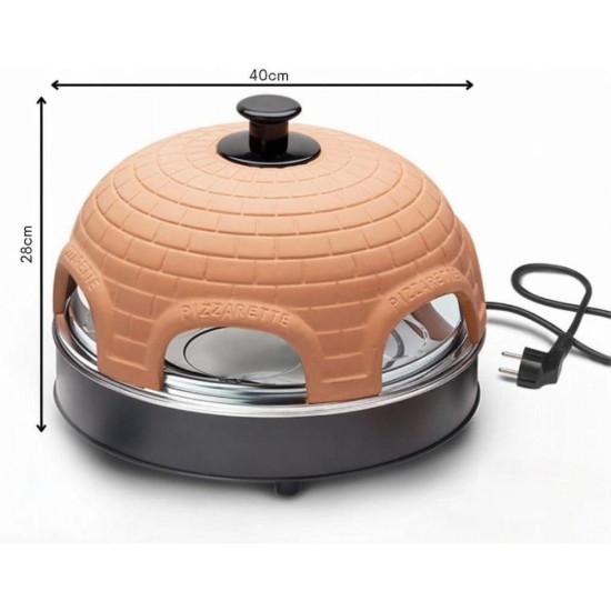 Фурна за Пица с Теракотен Капак Еmeriо Pizzarette PO-115984, 1200W
