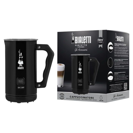 Електрически Пенообразувател за Мляко Bialetti Soft Cream, 150/300 Мл, Бял
