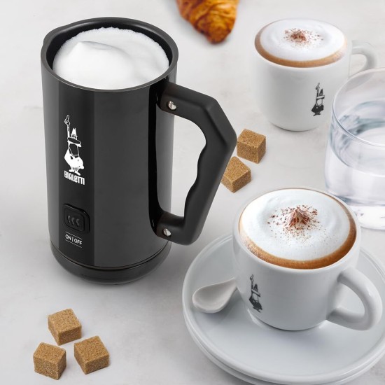 Електрически Пенообразувател за Мляко Bialetti Soft Cream, 150/300 Мл, Бял