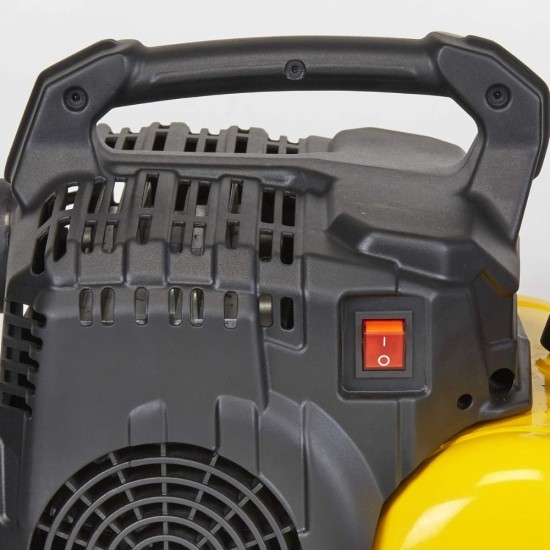 Тих Компресор за Въздух Stanley DST 100/8/6 - 750W, 59 dB, Жълт