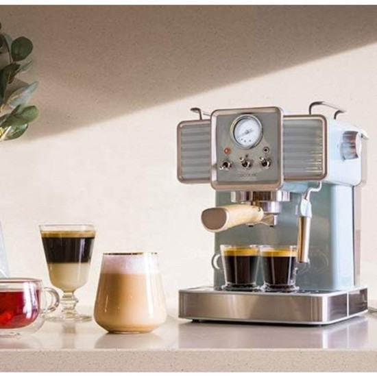 Еспресо Кафе Машина Cecotec Power Espresso 20, Тюркоаз