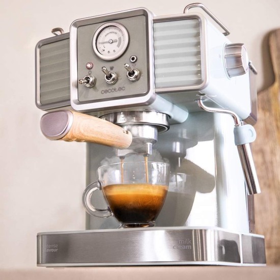 Еспресо Кафе Машина Cecotec Power Espresso 20, Тюркоаз