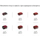 Акумулаторна Косачка за Трева Einhell GE-CM 18/33 Li - 18V, 33см, Червена