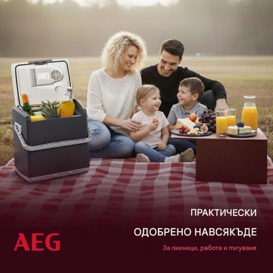 Термоелектрична Хладилна Кутия Чанта AEG KK 28 - 28л, 12V/230V, Черна