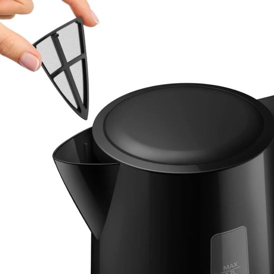 Електрическа Кана за Вода Philips HD9318/20, 1.7L, Черна