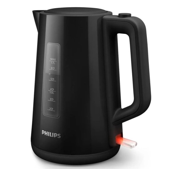 Електрическа Кана за Вода Philips HD9318/20, 1.7L, Черна