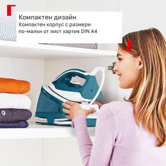 Парна Ютия Tefal Express Essential SV6115 – 2200W, 5.2 bar