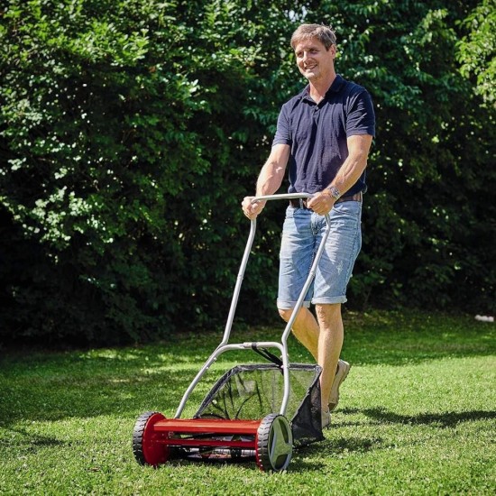 Ръчна Косачка за Трева Einhell GC-HM 400 - 40см, Червена