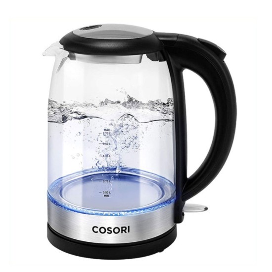 Електрическа Стъклена Кана за Вода COSORI GK172-CO, 1.7L, 2200 W