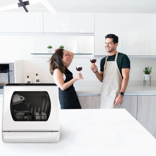 Мини Съдомиялна с Резервоар и 6 Програми Hermitlux HMX-DW03