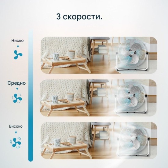 Вентилатор с 3 Степени на Скорост Cecotec EnergySilence 5000 Pro, 120W