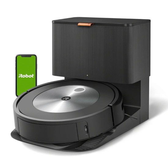 Робот Прахосмукачка iRobot Roomba j7+ (7550), Черен