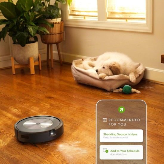Робот Прахосмукачка iRobot Roomba j7+ (7550), Черен