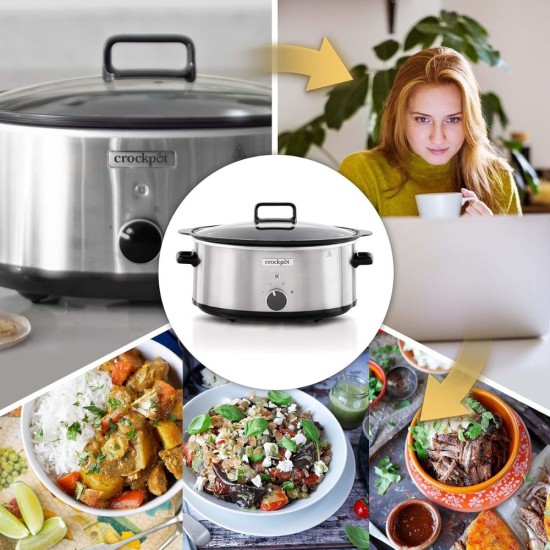 Уред за Бавно Готвене Crockpot CSC086X – 6.5 л 