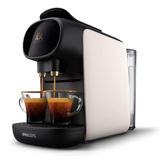 Еспресо Машина с Капсули зa 2 Чаши Philips L'OR Barista Sublime,  19 bar, Бяла