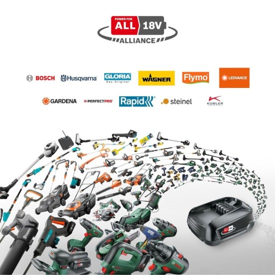 Акумулаторен Тример за Трева Bosch UniversalGrassCut 18V-26 - 26см, Зелен